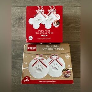 NWT Reece 2 Pack Bundle Pet Paw Ornament Making Set